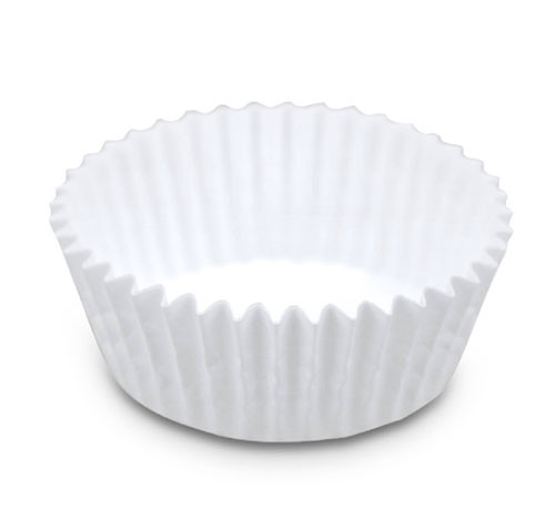 Paper cupcake liners – White – Maxi – 200 pieces