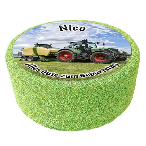 Motif cake Tractor