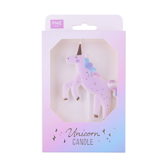 PME CakeTopper Candle Unicorn