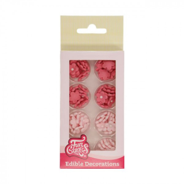 FunCakes Zucker Dekorationen Mini Blüten Rosa