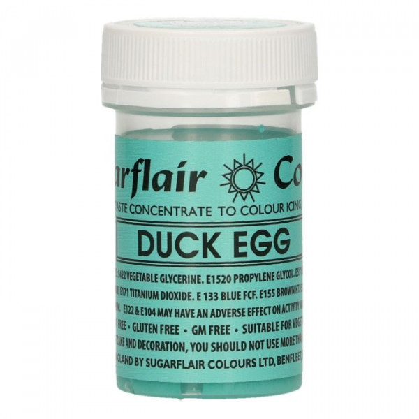 Sugarflair paste colour Duck Egg 25g