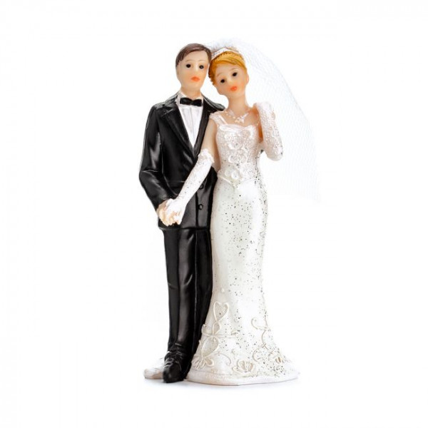 Cake figure bride and groom Newlyweds