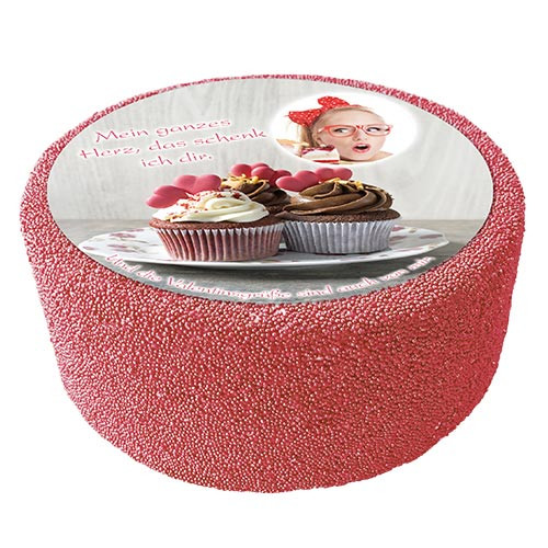 Motif cake valentines day Cupcakes