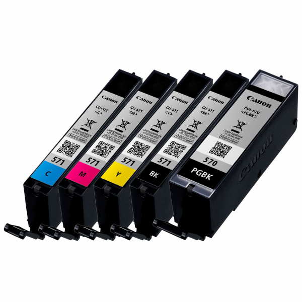 Canon Lebensmittelpatronen Set CLI-571-CMYK / PGI-570B