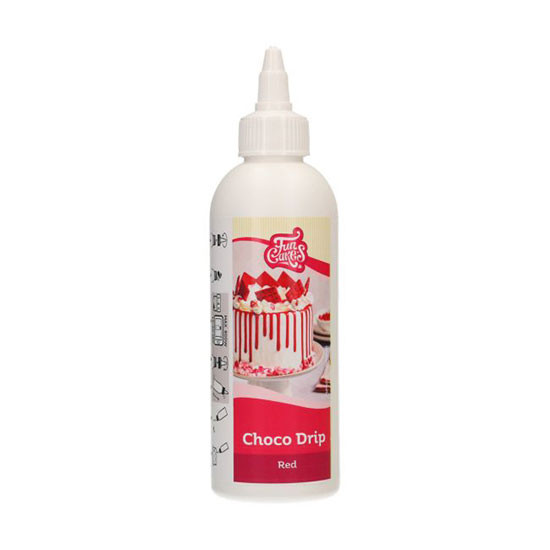 FunCakes Schoko Drip - Rot - 180g