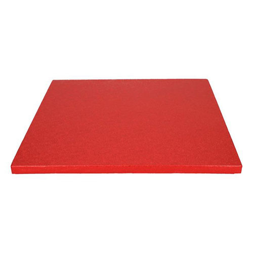 FunCakes Cake Drum - Cake Plate - Square 30.5 cm Red