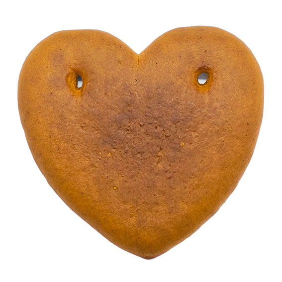 Gingerbread Heart Blank - Mini