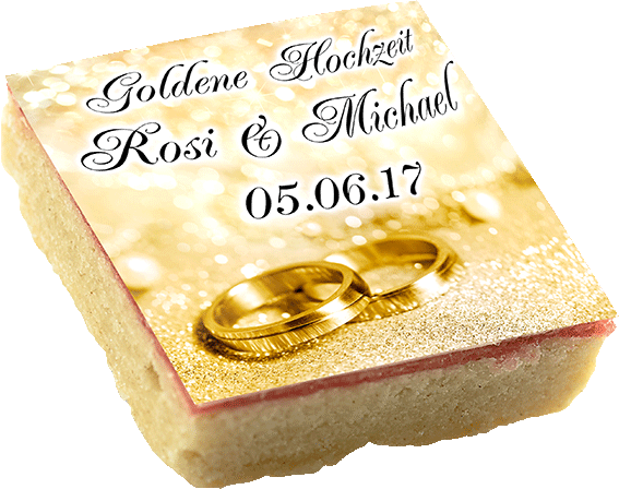 Motif Cookies - Golden Wedding
