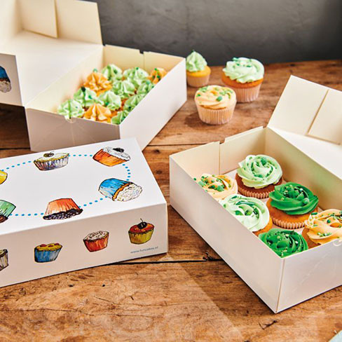 Cupcake Box - 6 or 15 pcs - CupCakes
