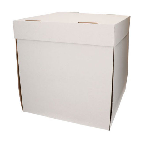 FunCakes Cake Box - White - 32x32x32