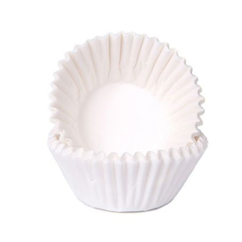 Chocolate Baking Cups Pastel White