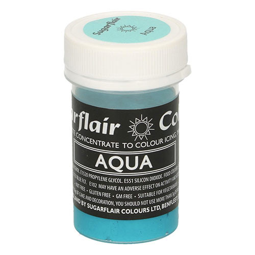 Sugarflair paste colour Aqua 25g