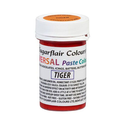 Sugarflair Universal Paste Colors - Tiger - 22g