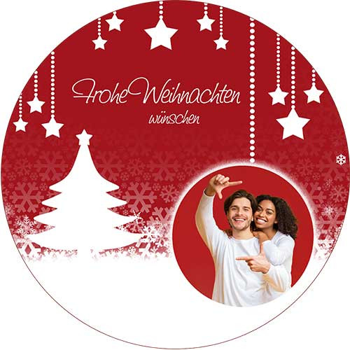 Picture Cake Topper Christmas motif 4