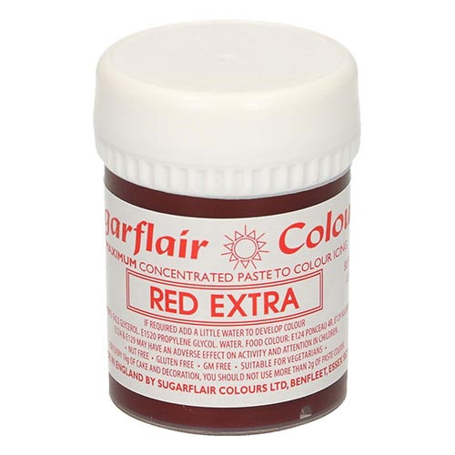 Sugarflair paste colour Red Extra 25g