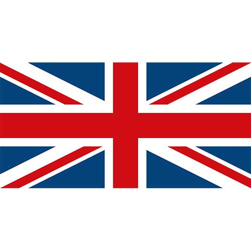 Picture Cake Topper Union Jack Rectangular