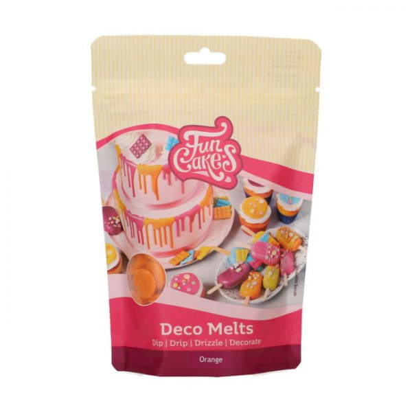 FunCakes Deco Melts - Orange flavor 250g