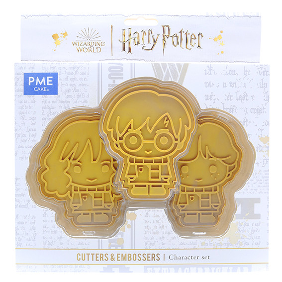 Harry Potter Plätzchen & Fondant Ausstecher Harry, Ron & Hermine