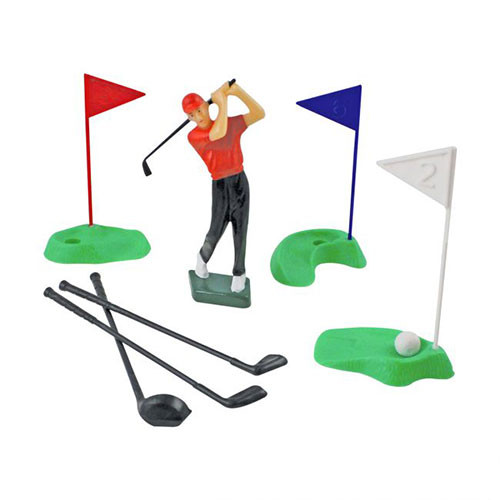 Cake Decoration Golf Player