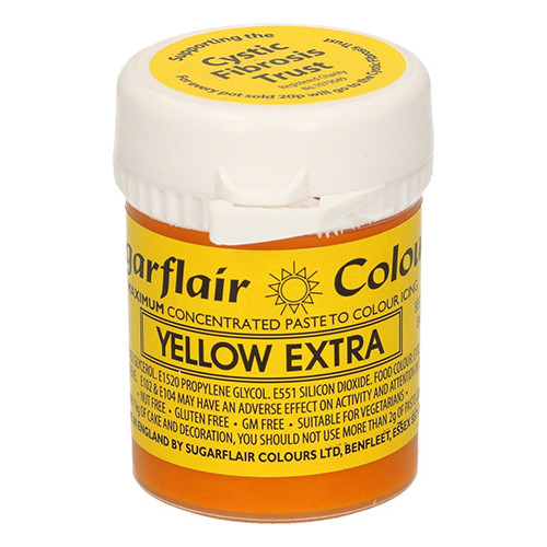 Food Colour Paste Sugarflair Yellow Extra