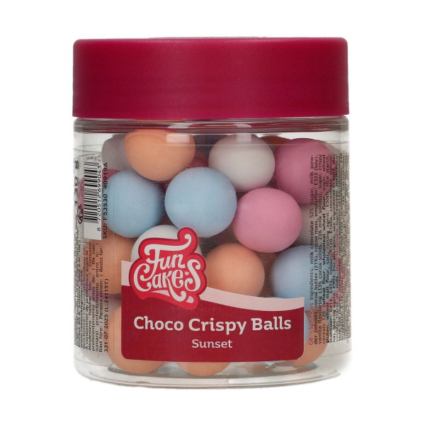 FunCakes Choco Crispy Balls - Sunset 130g