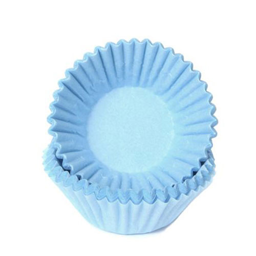Chocolate Baking Cups Pastel Blue